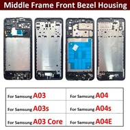 LCD Front frame For Samsung A02s A03s A03 Core A04 A04s A04E LCD Housing Bezel Middle Frame Repair P