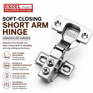EXCEL Soft Closing Short Arm Hinge