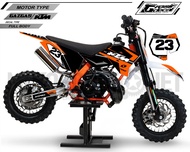 Decal Stiker Mini trail Gazgas 50cc / KTM 50cc / SSR 50cc Full Body Bebas Reques