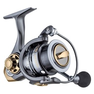 Spinning reel 5000/6000 number 15kg drag force Suitable for sabiki, horse mackerel, mackerel, rockfish, and large bluefish Fishing reel 3+1BB 5.2:1 gear ratio Reel long cast fishing wheel Fishing accessory Line stopper equipped Handle can be exchanged lef