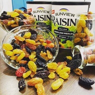 Raisin Sunview Raisin Imported Us Raisins (425G Aluminum Jar) Diet Snacks, Weight Loss, Eatclean, Healthy, Keto