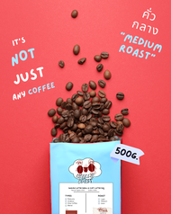 เมล็ดกาแฟ Organic Robusta คั่วกลาง (500 กรัม)