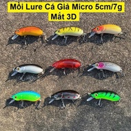 Abu Garcia Micro Artificial Fish Lure 5cm/7g 3D Eyes Length: 5cm / bait Weight: 7g / bait