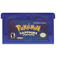 Pokemon Sapphire Card Game Boy Advance gba ndsl/gbc/gbm/gba/sp For