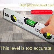 Aluminum Alloy Spirit Level Strong Magnetic Thickened Level Spirit Level Spirit Level High-Precision