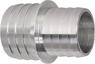 ICT Billet 1-1/4" to 1-1/2" Inch Hose Barb Splice Coupler Repair Reducer Fitting Adapter Connector R