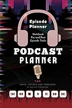 Podcast Episode Planner for Podcast Host, Artist and Producers: A Podcast Workbook with Pre and Post
