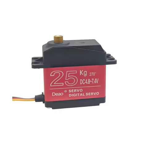 20kg servo moto 25kg Servo 35kg Servo 180 /270 Degree Large Torque Digital Servo Metal Gears 25T Ser