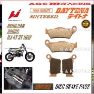 HENGJIAN 250CC HJ 2T V2 250CC HJ 4T V2 BRAKE PADS SINTERED LONG LIFE TOP QUALITY G&K