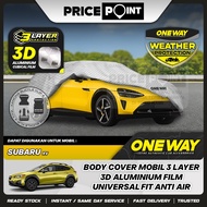 SUBARU XV Waterproof 3D Aluminum Film ONEWAY 3 Layer Car Cover