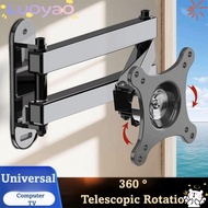 LUOYAO Computer Bracket, Wall Mount 10-37in LCD Monitor Bracket, Universal Extendable Rotatable Stur