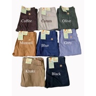 seluar slack slim fit unisex lelaki dan prampuan boleh pakai✔️seluar slack Dockers🛒