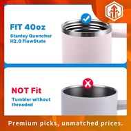 40oz Tumbler Lid Replacement for Stanley Quencher Cup 40 oz, Reusable 40oz Replacement Tumbler Cover