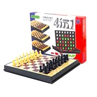 "Chess Set" Magnetic Chess Board Game Set (4 in 1)