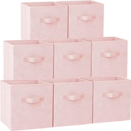 Criusia Storage Cubes - 11 Inch Heavy Duty Fabric Storage Bins for Shelves Closet, Cube Organizer - 