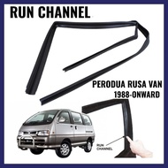 PERODUA RUSA VAN 1998 YEAR SIDE DOOR RUBBER WINDOW GLASS RUN CHANNEL GETAH PINTU CERMIN TEPI