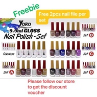 YOKO Nail Polish Set 6Pcs 9.9Ml