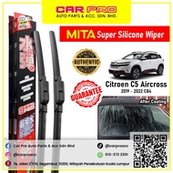 Citroen C5 Aircross 2019 - 2022 C84 1 Pair MITA SILICONE COATING Aero Front Wiper Blade TWIN Set 28'