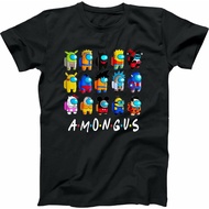 Cotton T Shirt AMONG US - Imposter? - Video Game Friends Custom O-Neck TOP TEE