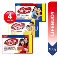 Lifebuoy Soap Bar / Advanced Germ Protection Healthy Skin, 4x100g