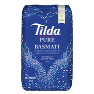 ทิลด้า ข้าวบาสมาติ พันธู์ดั้งเดิม 1 กก. - Basmati Rice Pure 1kg Tilda brand