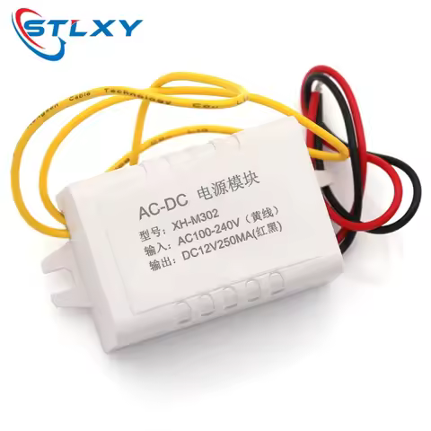 AC-DC Power Supply Module Adapter 12V 250MA Switch Switching Thermostat AC 110-220V Output DC 12V 3W