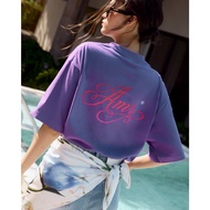 AMR DE SAISON (AIMER)-Oversized T-Shirt in Purple