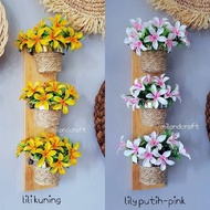 Rustic hanging vase/vas bunga gantung/bunga gantung/tanaman