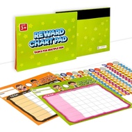 (ZELOLICOLLECTION) Reward Chartpad Tasks for Multiple Kids Children's Reward Book/