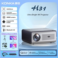 Konka/康佳 H31 Projector 4K HD 1080P Auto Focus Auto Keystone Correction Android 12.0 2+32G 20000Lumen