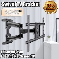 S8 Double Arm Full motion Wall Mount TV Brackets Swivel for 40” inch to 85 inch TV Monitor JHPO