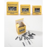 Sunrise Tox With Screw  6mm , 8mm , 10mm  PER BOX (50pcs)