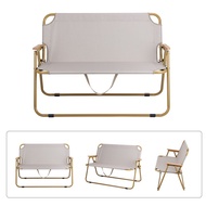 Outdoor Double Kemite Chair Leisure Backrest Folding Chair Camping Picnic Chair Camp Leisure Chair