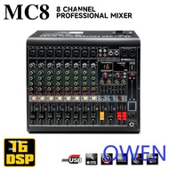 YAMAHA MC8 MC12 Pencampur Audio DJ Mixer Audio 8 12 Channel Bluetoot