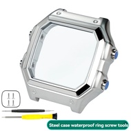 Customized stainless steel case for Casio AE1200 AE1300 watch retro small square metal modification