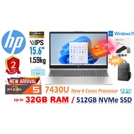 HP 15-FC  Ryzen 5-7430U / Ryzen 7-5825U 512GB SSD/ up to 32GB RAM/ 15.6"FHD/ WIN-11 + MS-OFFICE 2024