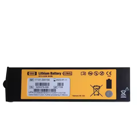 New Battery For Physio-Control LIFEPAK 1000 Defibrillator 11141-000156 12V 4500mAh/54WH