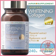 【Made in Japan】Whitening Collagen (240 tablets) Placenta / Hyaluronic Acid / Royal Jelly Blend Suppl