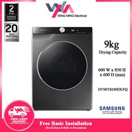Samsung 9KG Front Load Washer Dryer (DV90T8240SX) Washing Machine/Mesin Basuh Auto/洗衣机/烘干机 DV90T8240SX/FQ