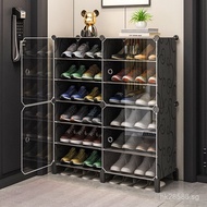 Shoe Cabinet Storage Multi-layer New Indoor Home Shoe Rack Rental Room Entrance Rental2024Transparen