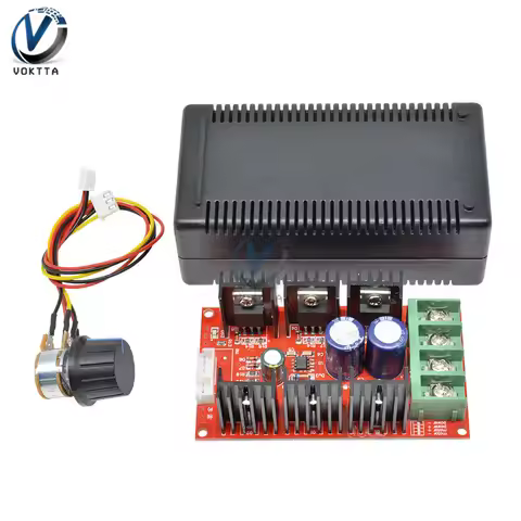DC 10-50V 40A DC Motor Speed Controller 12V 24V 48V PWM Regulator HHO RC Control DC Motor Adjustable
