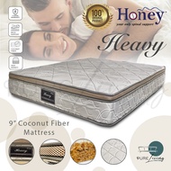 PL-HONEY Heavy 9" Coconut Fiber Mattress (Free 2 Pillow)