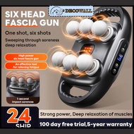 Six-Head Massage Gun Fascia Gun Nine gear modes twenty different gear strengths 20KG Strength Body F