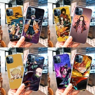 for VIVO V5 Lite Y66 V5s Y67 V7 Plus Y79 Y75 V9 Y85 Y89 Y11 TPU transparent soft Case F218 Demon Slayer Cartoon