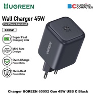 Charger UGREEN 65052 Gan 45W USB C Black