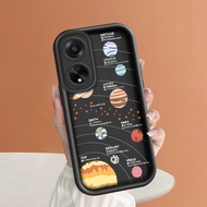 Casing hp For OPPO A98 A1 F23 5G Case Kesing Protect Phone TY DLJ C8-3267 Pattern universe and plane