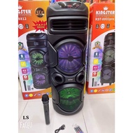 KINGSTER KST-8812 Portable Wireless Bluetooth Speaker with Wireless Mic and Remote Control -