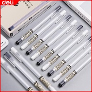 Deli 12Pcs 0.5mm Gel Pen Ballpen Set For School Black A117