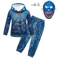 Godzilla cosplay Costume Children's Sweatshirt Trousers Halloween Costume