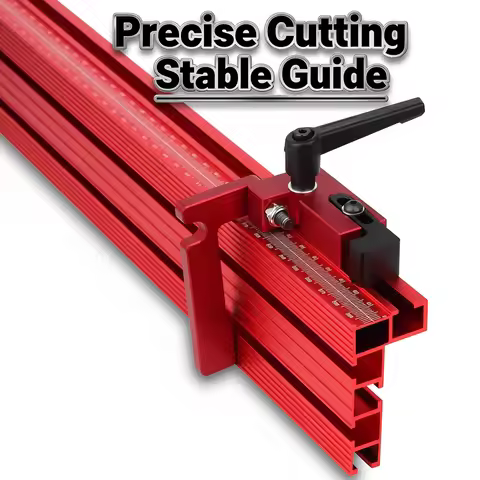 Aluminum Profile Router Fence 40cm Multi T-Track Table Saw Fence Woodworking T-Slot Miter Track Fenc